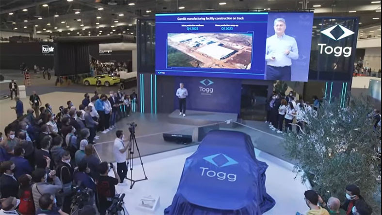 TOGG’un Yeni Modeli CES 2022’de Tanıtıldı