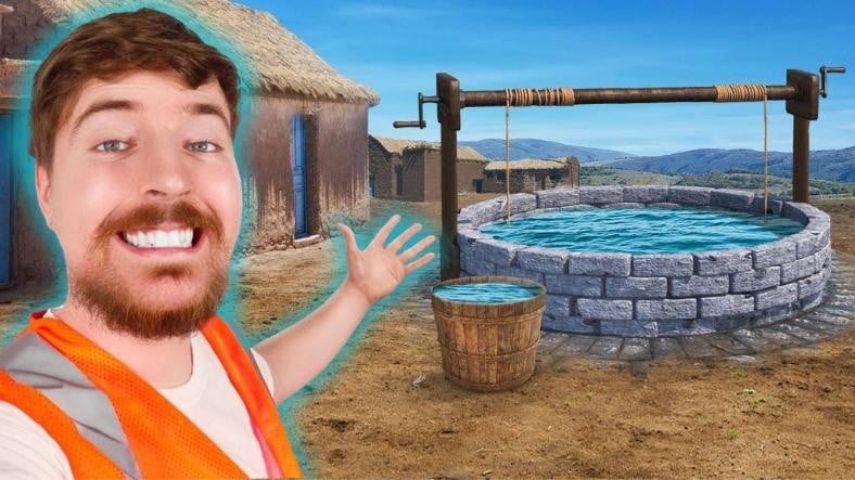 Yaptığı Bağışlarla Bilinen Dünyaca Ünlü YouTuber MrBeast, Bu Sefer Afrika’ya 100 Adet Su Kuyusu Açtırdı