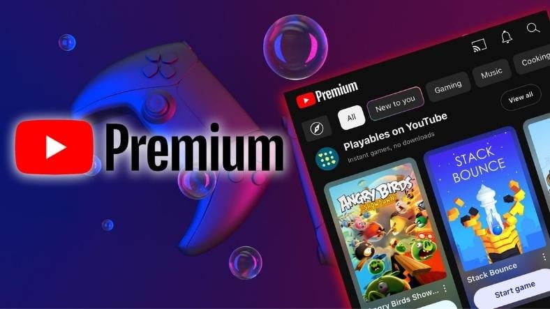 YouTube, Premium Kullanıcılarına Platform İçi Oyun Hizmeti Sunan “Playables”ı Kullanıma Sundu